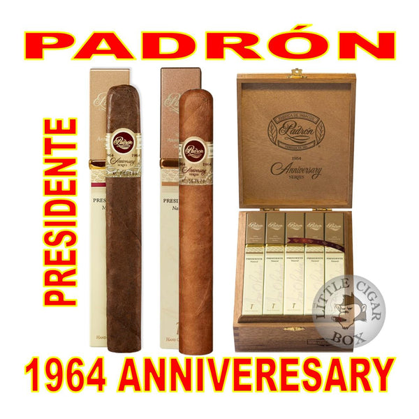PADRON 1964 ANNIVERSARY SERIES PRESIDENTE NATURAL - www.LittleCigarBox.com