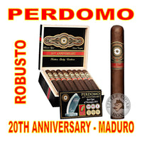 PERDOMO 20TH ANNIVERSARY MADURO ROBUSTO - www.LittleCigarBox.com