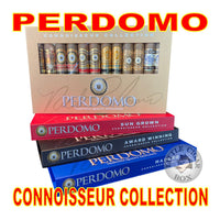 PERDOMO CONNOISSEUR COLLECTION 12-CT SAMPLER - LITTLE CIGAR BOX