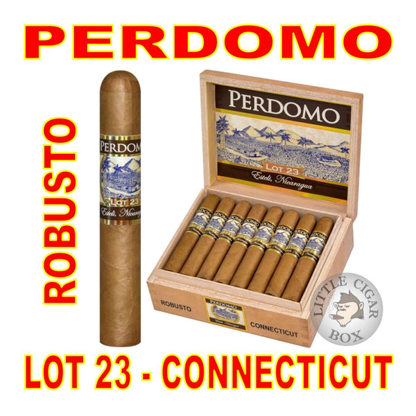 PERDOMO LOT 23 CONNECTICUT ROBUSTO - www.LittleCigarBox.com