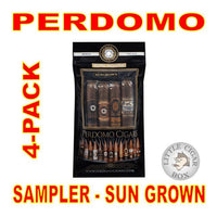 PERDOMO SUN GROWN 4-PACK SAMPLER - www.LittleCigarBox.com