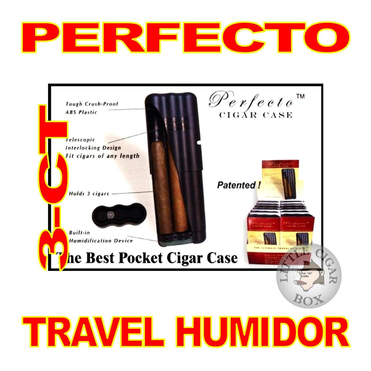 PERFECTO 3-CIGAR TRAVEL CASE - www.LittleCigarBox.com