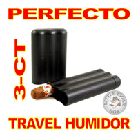 PERFECTO 3-CIGAR TRAVEL CASE - www.LittleCigarBox.com