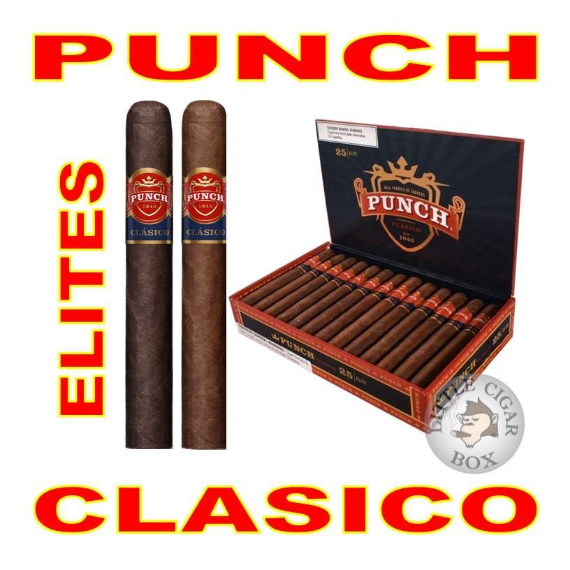 PUNCH CLASICO ELITES NATURAL - www.LittleCigarBox.com