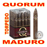 QUORUM TORPEDO MADURO - www.LittleCigarBox.com
