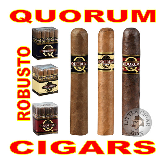 QUORUM ROBUSTO MADURO - www.LittleCigarBox.com