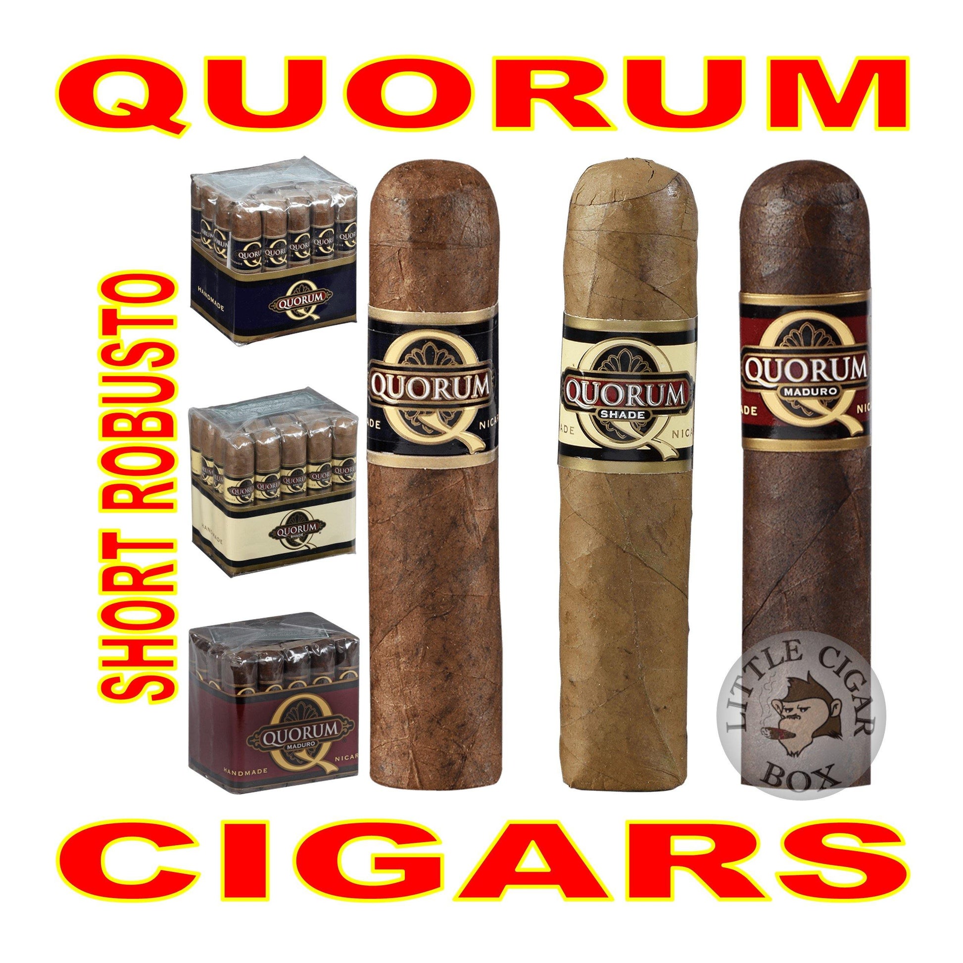 QUORUM SHORT ROBUSTO CLASSIC - www.LittleCigarBox.com