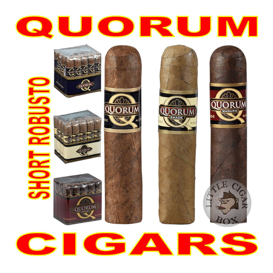 QUORUM SHORT ROBUSTO CLASSIC - www.LittleCigarBox.com