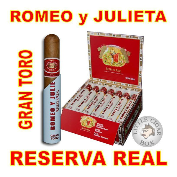 ROMEO y JULIETA RESERVA REAL GRAN TORO TUBO - www.LittleCigarBox.com