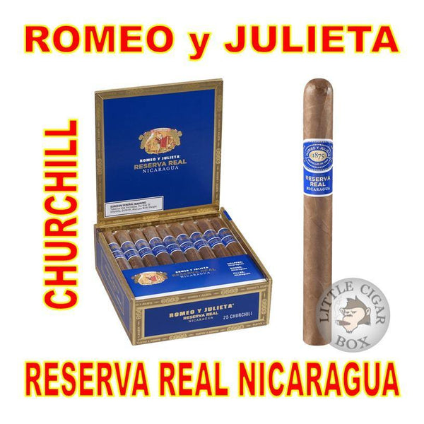 ROMEO y JULIETA RESERVA REAL NICARAGUA CHURCHILL - www.LittleCigarBox.com