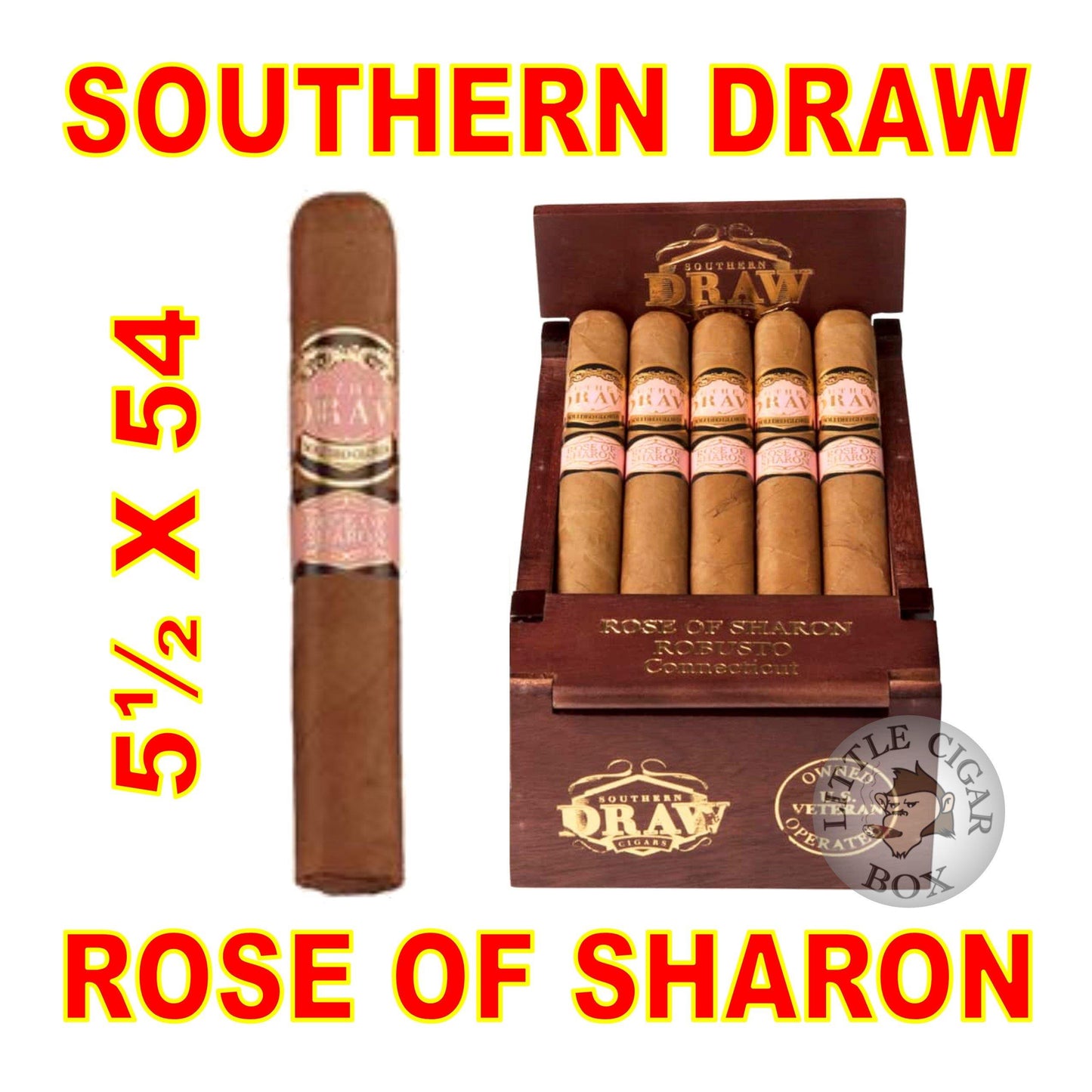 SOUTHERN DRAW ROSE OF SHARON ROBUSTO - www.LittleCigarBox.com