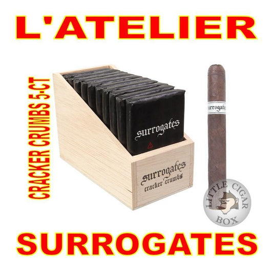 L'ATELIER SURROGATES CRACKER CRUMBS 5-CT - www.LittleCigarBox.com