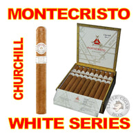 MONTECRISTO WHITE SERIES CHURCHILL - www.LittleCigarBox.com