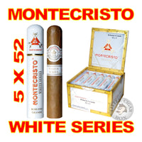 MONTECRISTO WHITE SERIES ROBUSTO GRANDE TUBE - www.LittleCigarBox.com